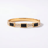 Midnight Elegance Bangle (BNGL-GLDB-006)
