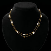 Emerald Grace Necklace Set (NECC-GLD-2)