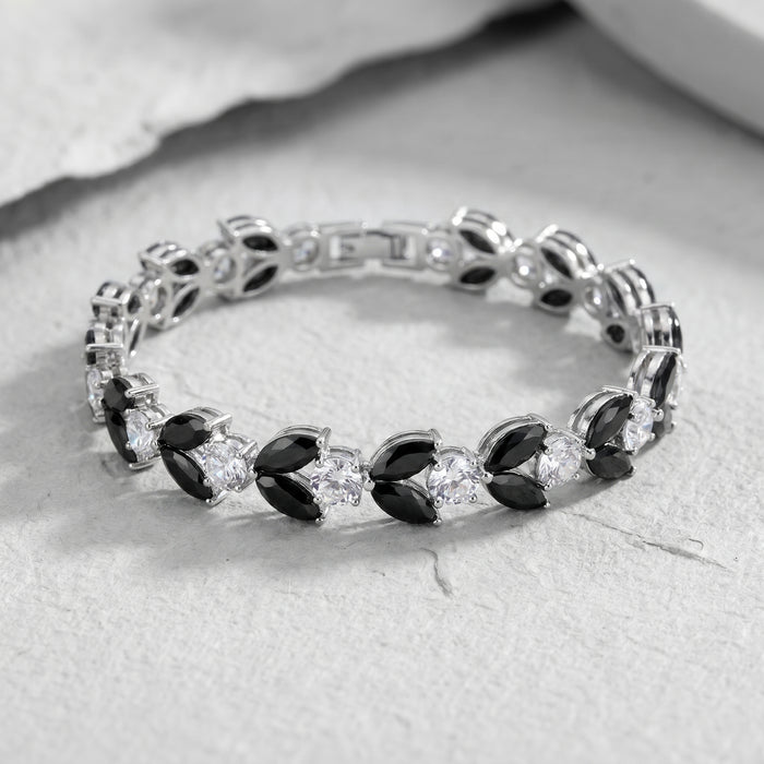 Midnight Luxe Crystal Bracelet (BRLT-WNB-008)