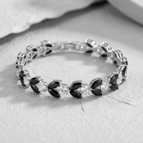Midnight Luxe Crystal Bracelet (BRLT-WNB-008)