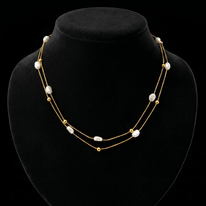 Emerald Grace Necklace Set (NECC-GLD-2)